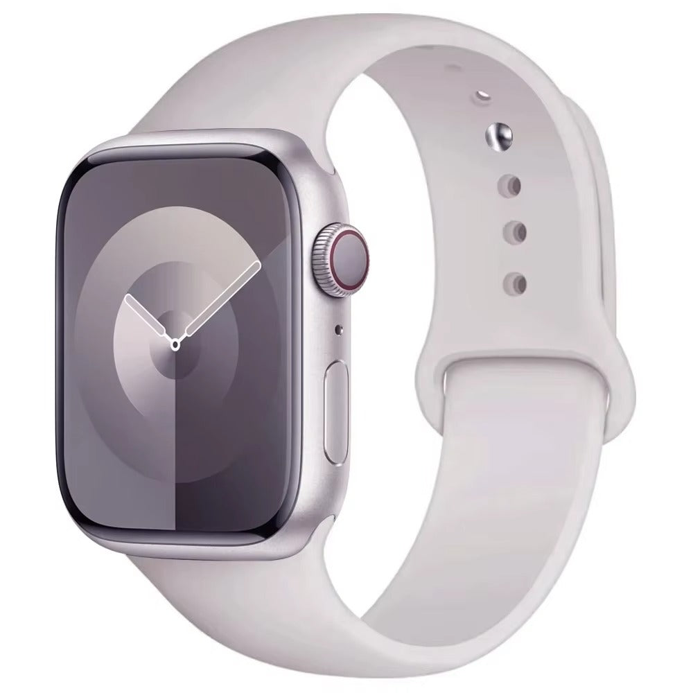 Silicone Band For Apple Watch strap 44mm 45mm 40mm 41mm 42-38mm 45 46 mm sport bracelet iwatch series 11 10 8 7 6 5 4 3 SE 9 Ultra 3 2 49mm