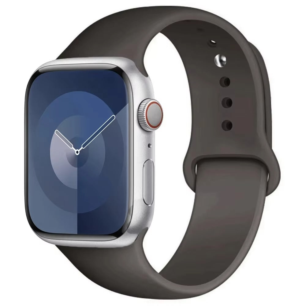 Silicone Band For Apple Watch strap 44mm 45mm 40mm 41mm 42-38mm 45 46 mm sport bracelet iwatch series 11 10 8 7 6 5 4 3 SE 9 Ultra 3 2 49mm