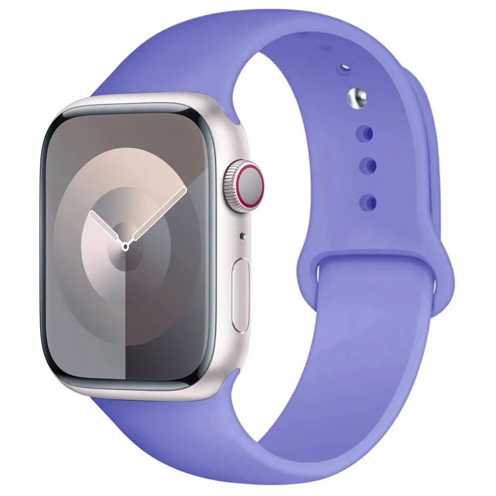 Silicone Band For Apple Watch strap 44mm 45mm 40mm 41mm 42-38mm 45 46 mm sport bracelet iwatch series 11 10 8 7 6 5 4 3 SE 9 Ultra 3 2 49mm