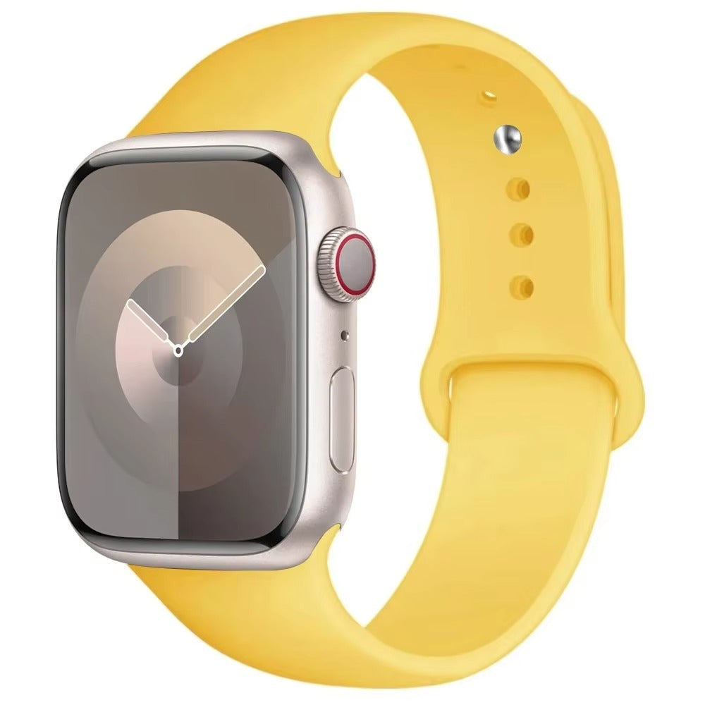 Silicone Band For Apple Watch strap 44mm 45mm 40mm 41mm 42-38mm 45 46 mm sport bracelet iwatch series 11 10 8 7 6 5 4 3 SE 9 Ultra 3 2 49mm