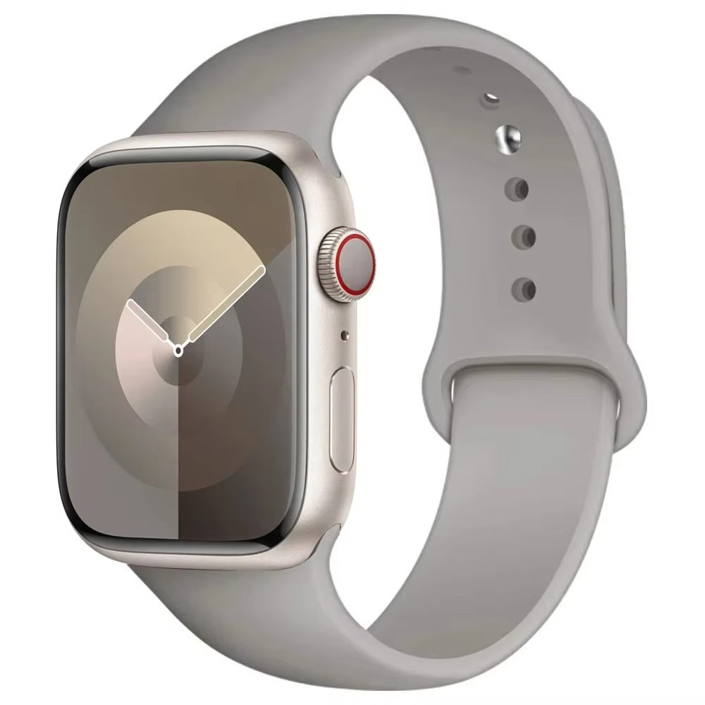 Silicone Band For Apple Watch strap 44mm 45mm 40mm 41mm 42-38mm 45 46 mm sport bracelet iwatch series 11 10 8 7 6 5 4 3 SE 9 Ultra 3 2 49mm