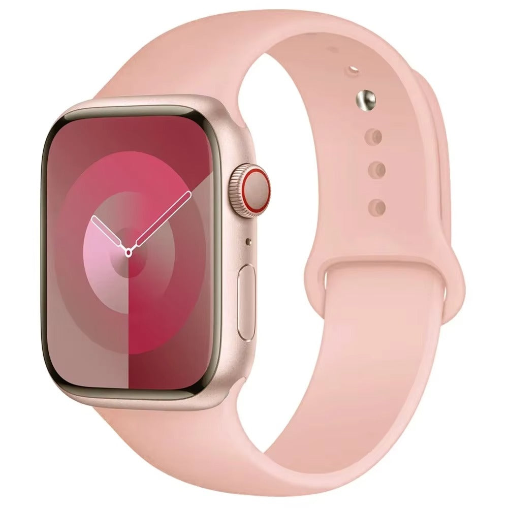 Silicone Band For Apple Watch strap 44mm 45mm 40mm 41mm 42-38mm 45 46 mm sport bracelet iwatch series 11 10 8 7 6 5 4 3 SE 9 Ultra 3 2 49mm