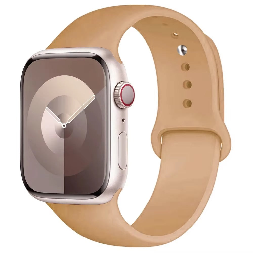 Silicone Band For Apple Watch strap 44mm 45mm 40mm 41mm 42-38mm 45 46 mm sport bracelet iwatch series 11 10 8 7 6 5 4 3 SE 9 Ultra 3 2 49mm
