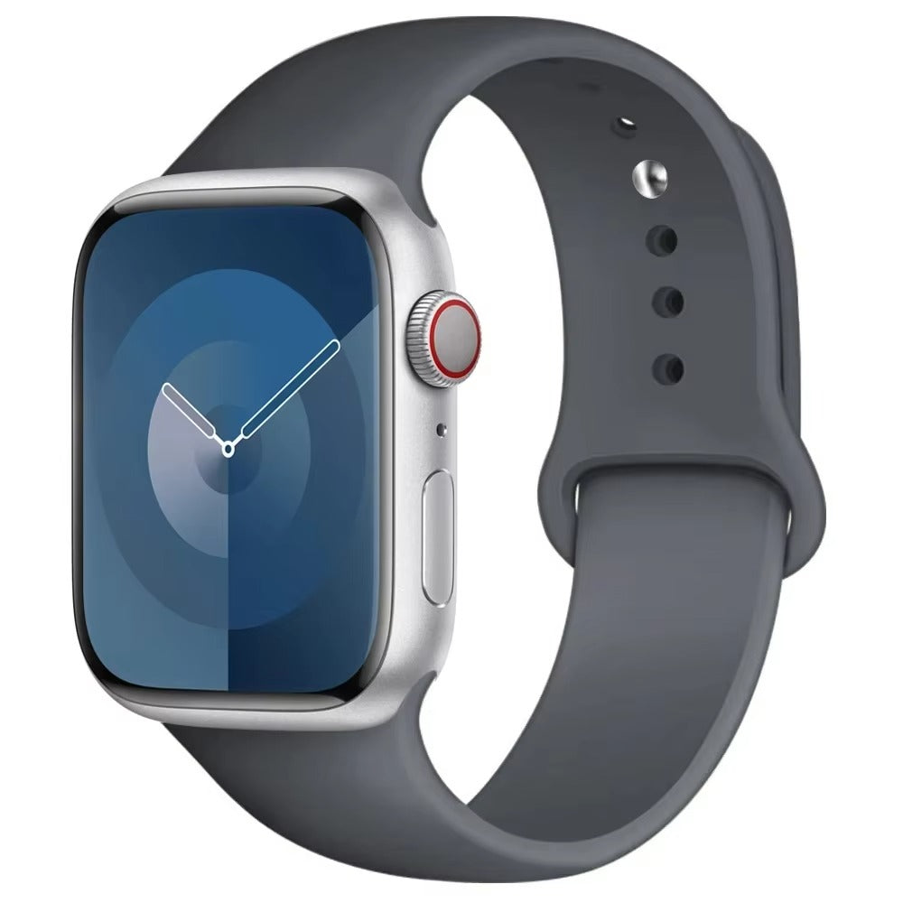 Silicone Band For Apple Watch strap 44mm 45mm 40mm 41mm 42-38mm 45 46 mm sport bracelet iwatch series 11 10 8 7 6 5 4 3 SE 9 Ultra 3 2 49mm