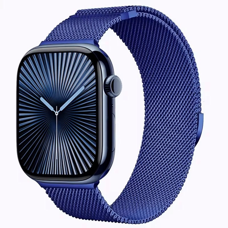Metal Milanese Strap for Apple Watch Band Ultra 3/2 49mm 11 10 9 8 7 Magnetic Bracelet iWatch 6 5 4 SE2 46mm 45mm 41mm 44mm 40mm