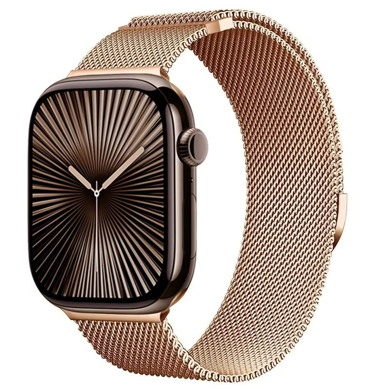 Metal Milanese Strap for Apple Watch Band Ultra 3/2 49mm 11 10 9 8 7 Magnetic Bracelet iWatch 6 5 4 SE2 46mm 45mm 41mm 44mm 40mm