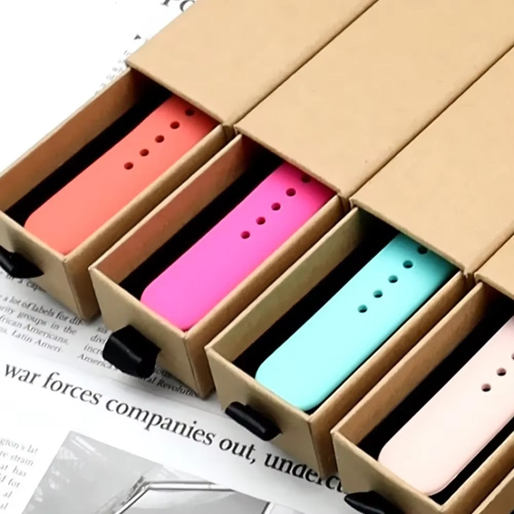 Silicone Band For Apple Watch strap 44mm 45mm 40mm 41mm 42-38mm 45 46 mm sport bracelet iwatch series 11 10 8 7 6 5 4 3 SE 9 Ultra 3 2 49mm