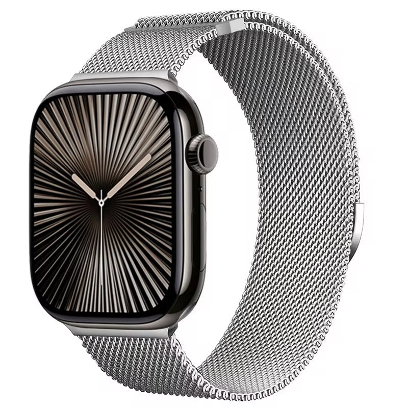 Metal Milanese Strap for Apple Watch Band Ultra 3/2 49mm 11 10 9 8 7 Magnetic Bracelet iWatch 6 5 4 SE2 46mm 45mm 41mm 44mm 40mm