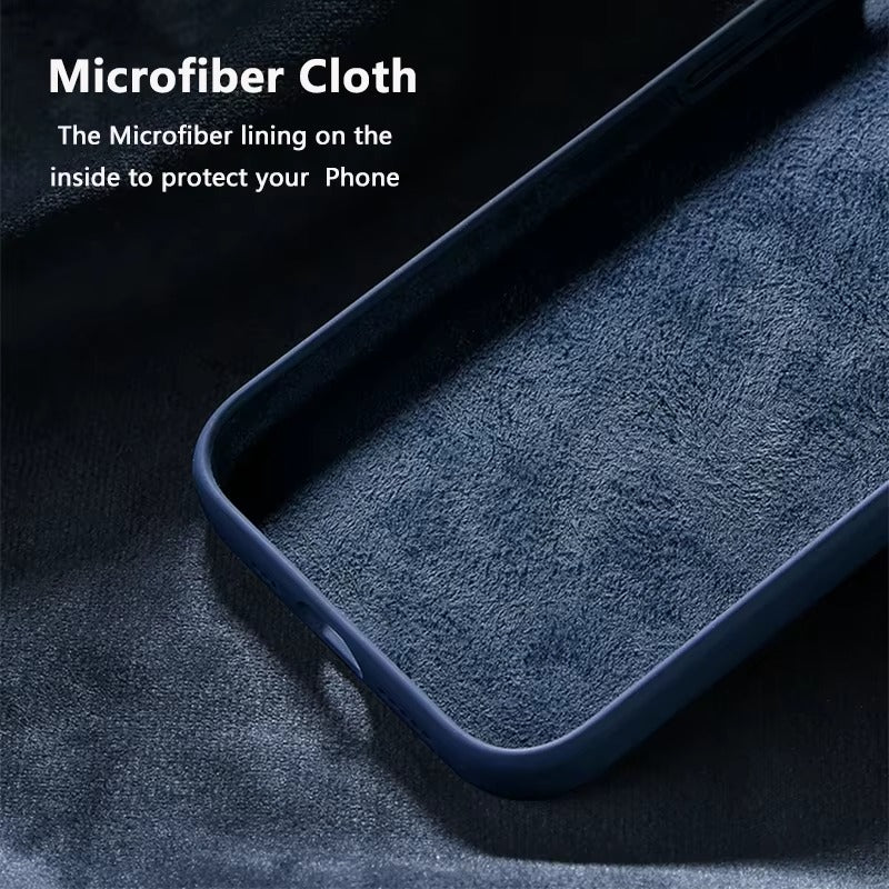 Original Liquid Silicone Phone Case for iPhone 17 13 16 15 14 12 11 Pro Max Case for iPhone 13 16 14 15 17 Cover