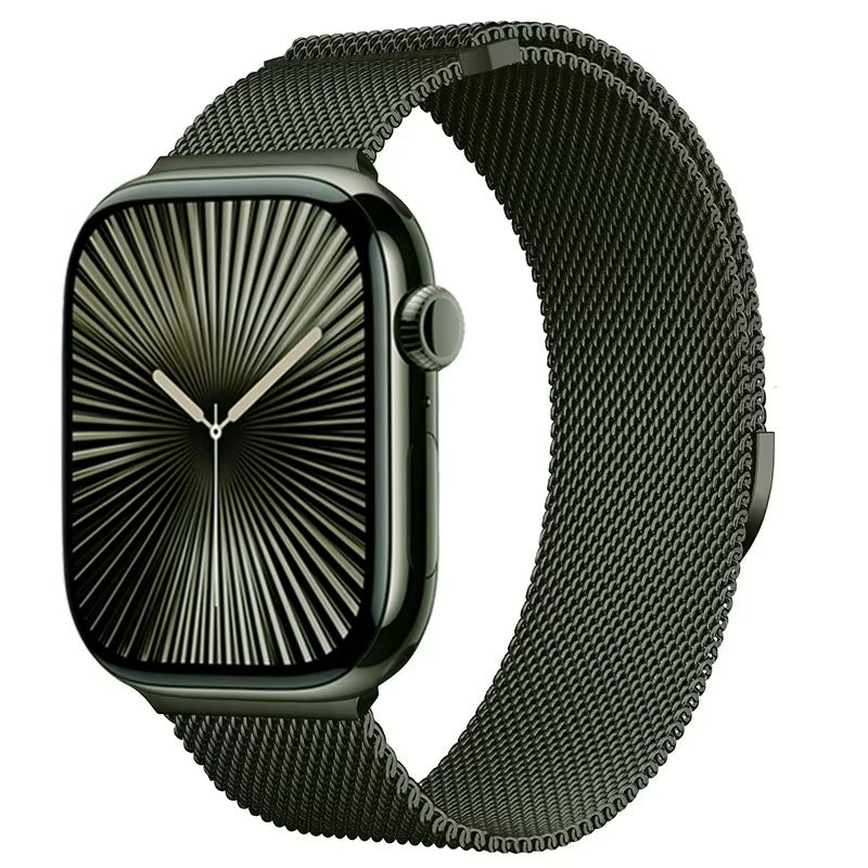 Metal Milanese Strap for Apple Watch Band Ultra 3/2 49mm 11 10 9 8 7 Magnetic Bracelet iWatch 6 5 4 SE2 46mm 45mm 41mm 44mm 40mm