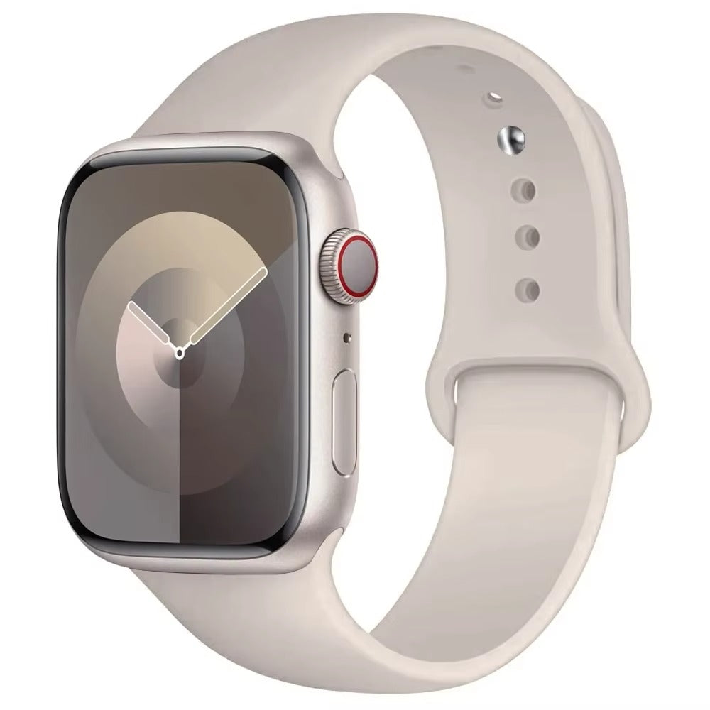 Silicone Band For Apple Watch strap 44mm 45mm 40mm 41mm 42-38mm 45 46 mm sport bracelet iwatch series 11 10 8 7 6 5 4 3 SE 9 Ultra 3 2 49mm