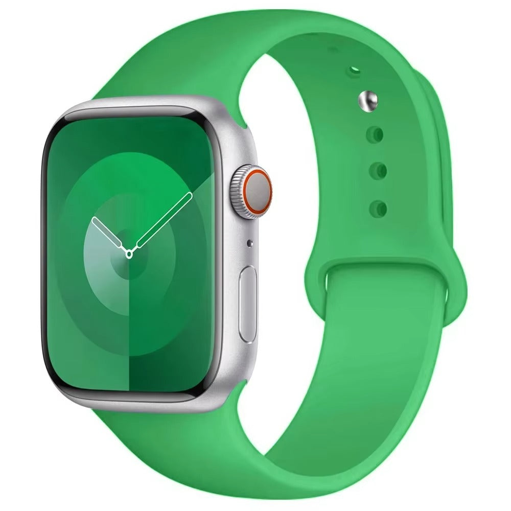 Silicone Band For Apple Watch strap 44mm 45mm 40mm 41mm 42-38mm 45 46 mm sport bracelet iwatch series 11 10 8 7 6 5 4 3 SE 9 Ultra 3 2 49mm